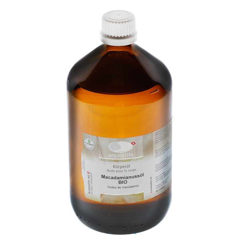 Aromalife Macadamianussöl Öl BIO 1000 ml