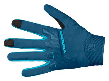 Gants Longs Endura MT500 D3O Myrtille Bleu