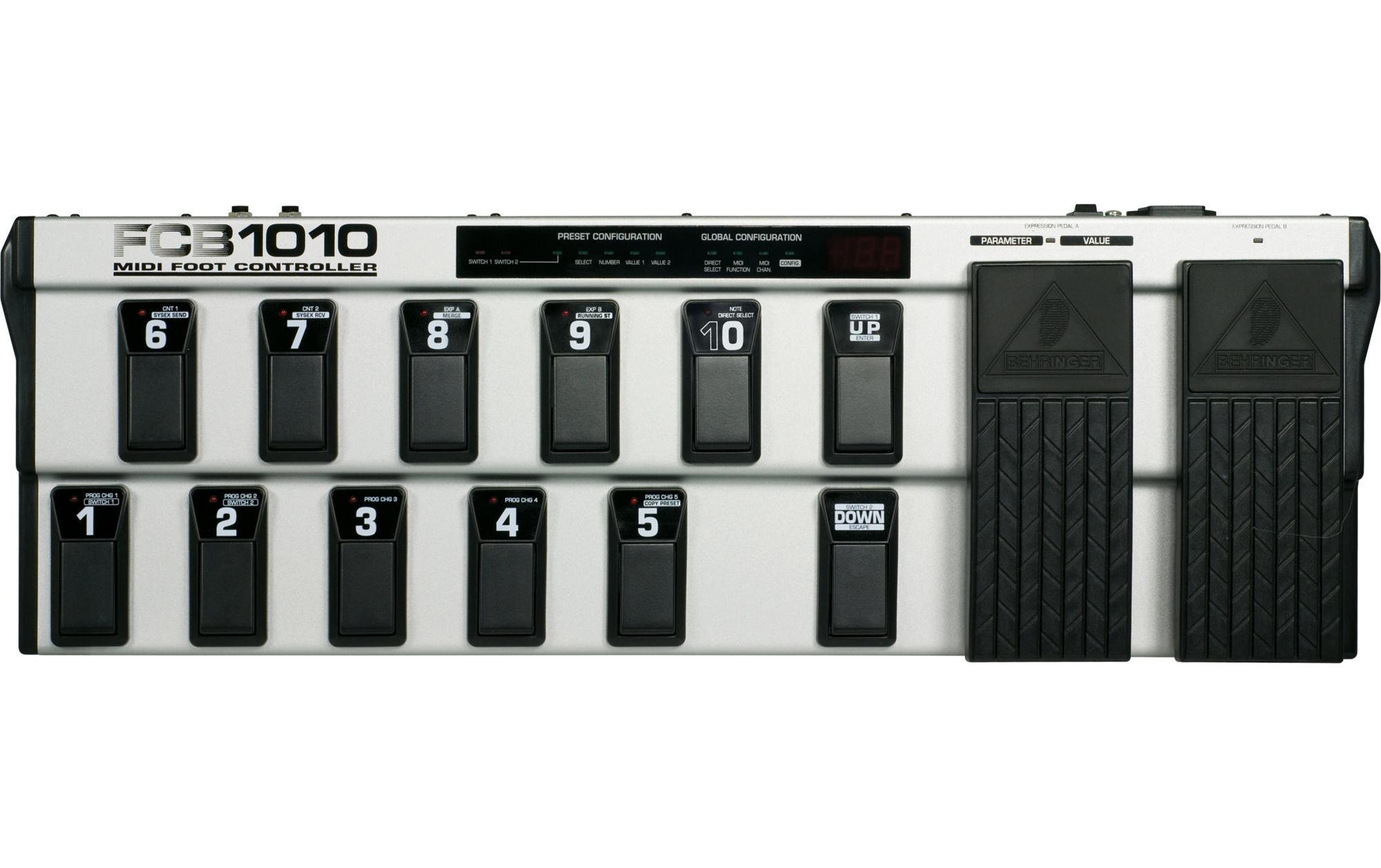 Fusscontroller FCB1010<br>USB/MIDI-Pad-Controller