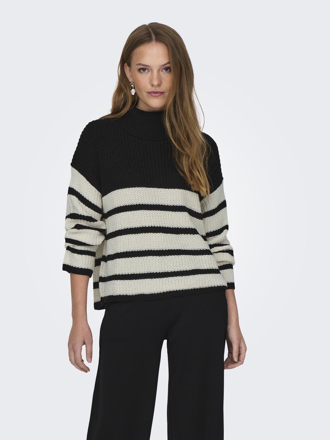 JDYJUSTY Strickpullover Black