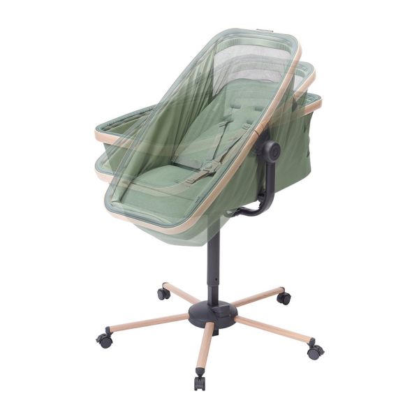 Maxi-Cosi Alba 3-in-1 Kinderstoel - Ligstoel - Wieg - Beyond Green