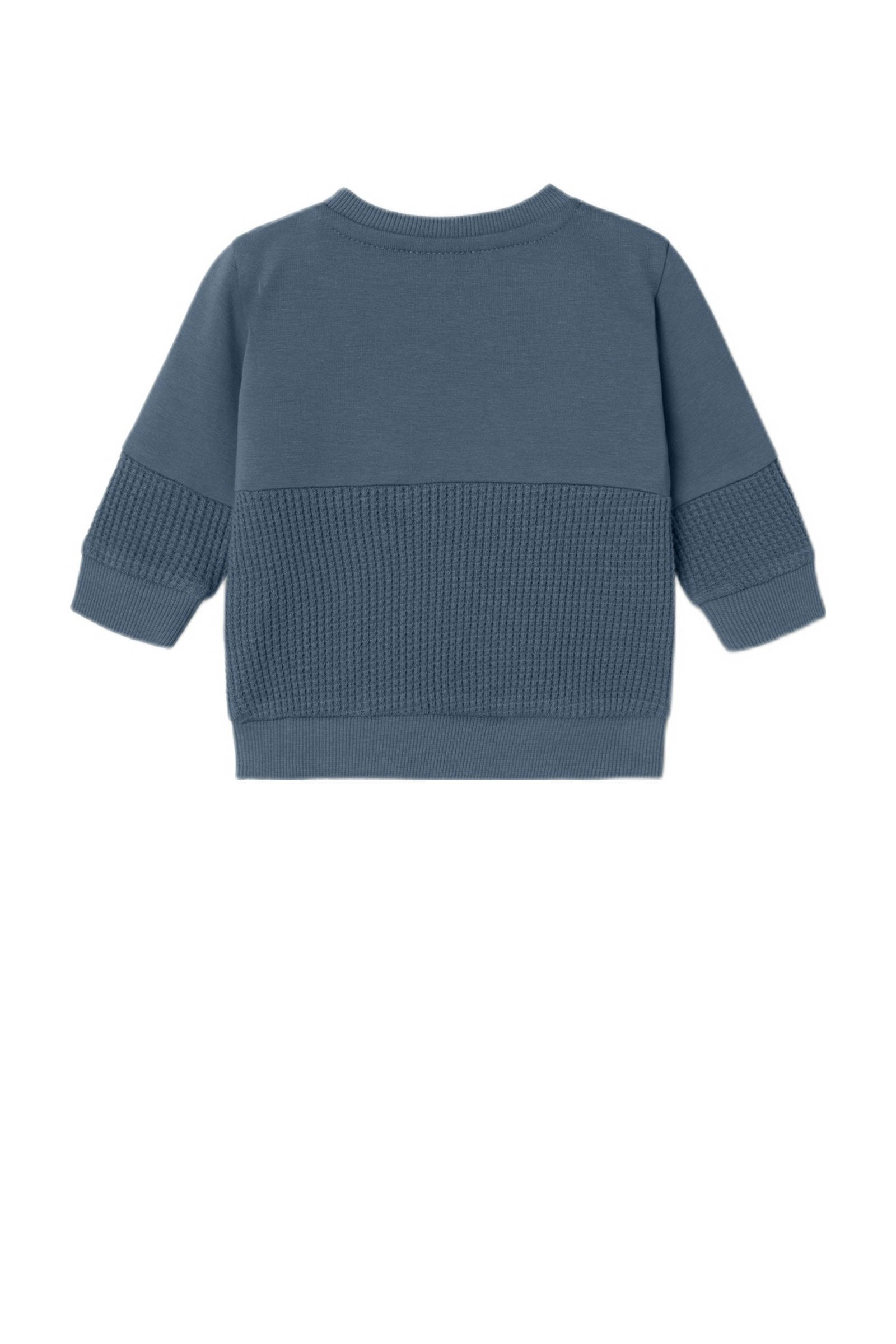 NAME IT sweater grijsblauw