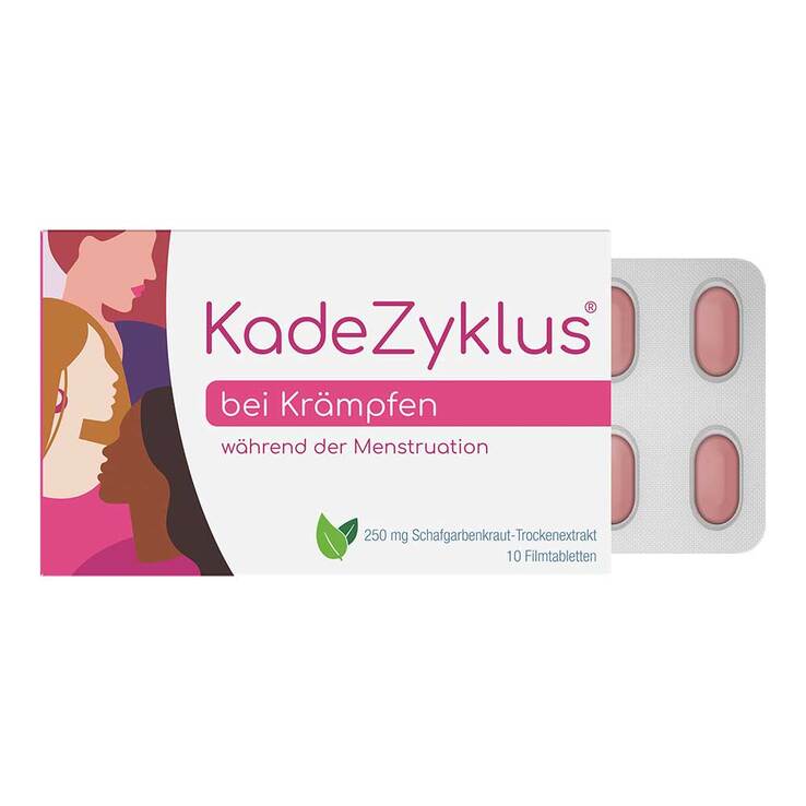 KadeZyklus bei Krämpfen während der Menstruation, 10 St