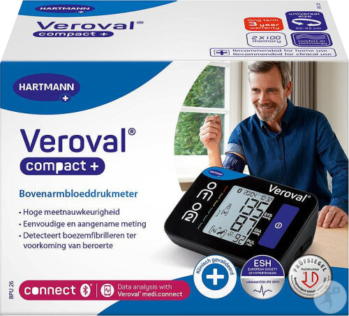Hartmann Veroval Compact+ BPU26 Tensiomètre Bras 1 Pièce