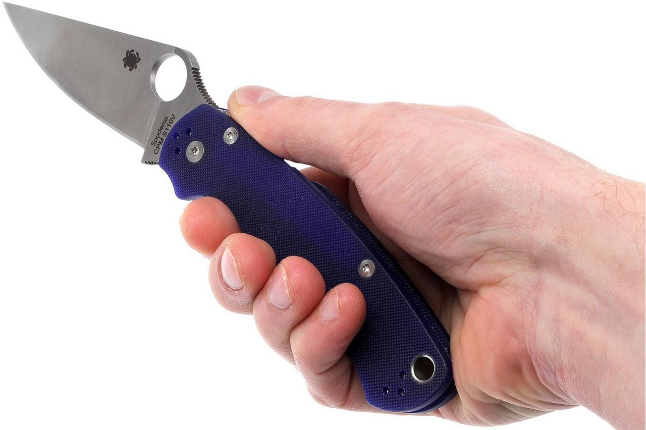 Spyderco Paramilitary 2 S110V Dark Blue C81GPDBL2 zakmes