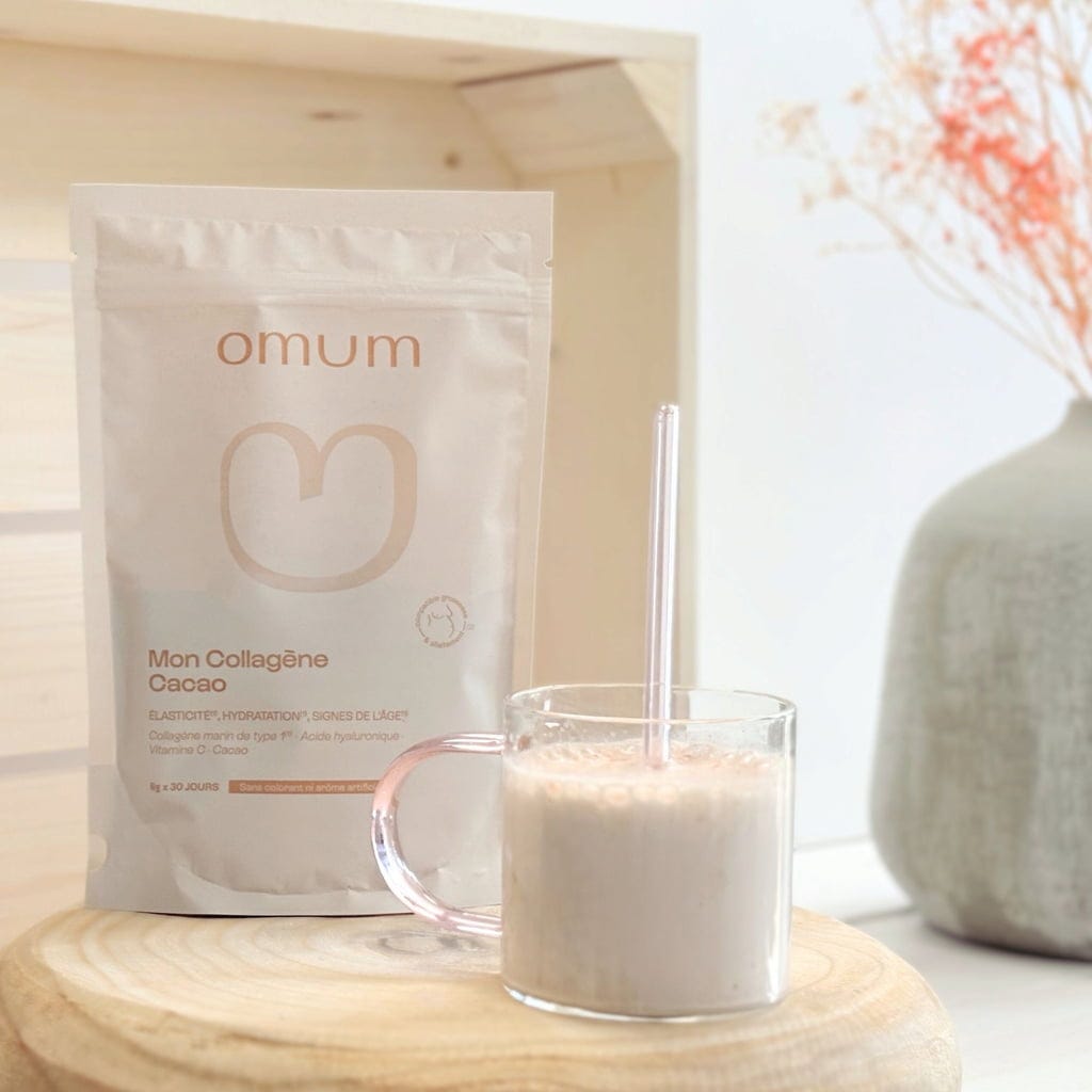 Omum  Mon Collagène Cacao Dietary Supplement, 180 g