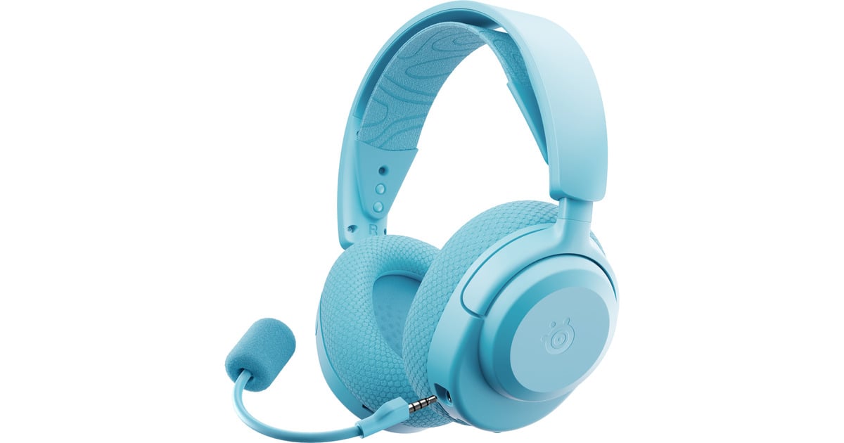 SteelSeriesArctis Nova 3X Wireless over-ear gaming headset  (Lichtblauw, 2.4 GHz / Bluetooth 5.3, Pc, Xbox Series X|S, Xbox One, Switch)
