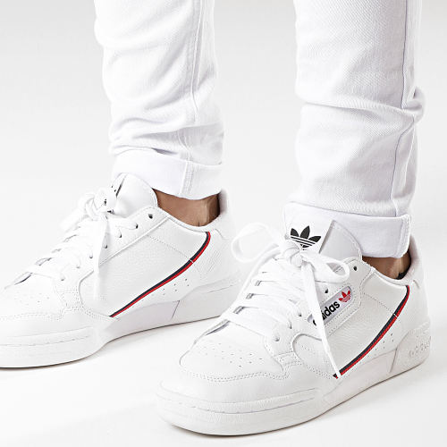 Jean Skinny Avec Déchirures LB054-5 Blanc