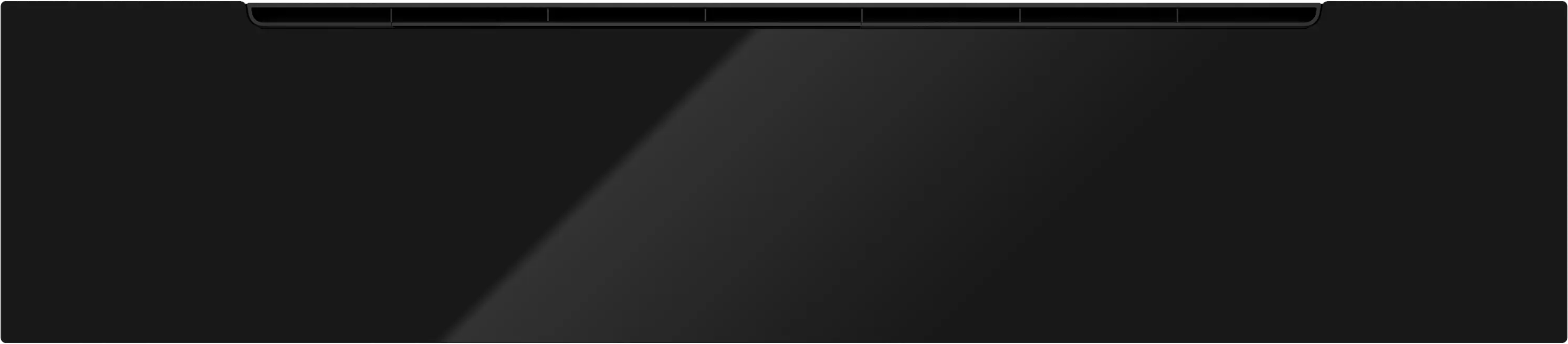 Serie 8 Stoomlade 59 x 14 cm Zwart