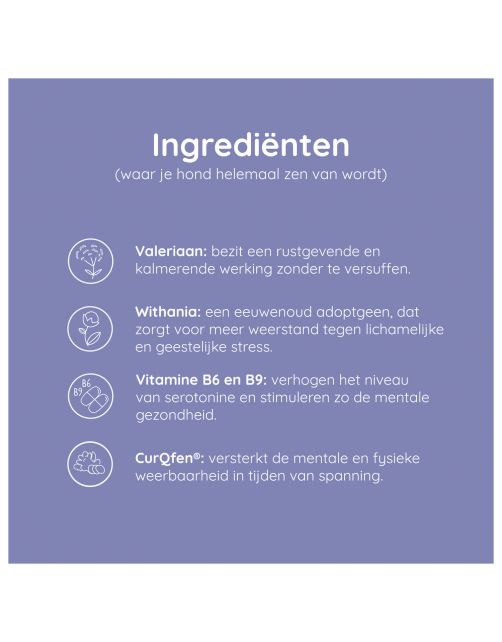 Greenfields Calm+ - Anti stressmiddel - 90 caps