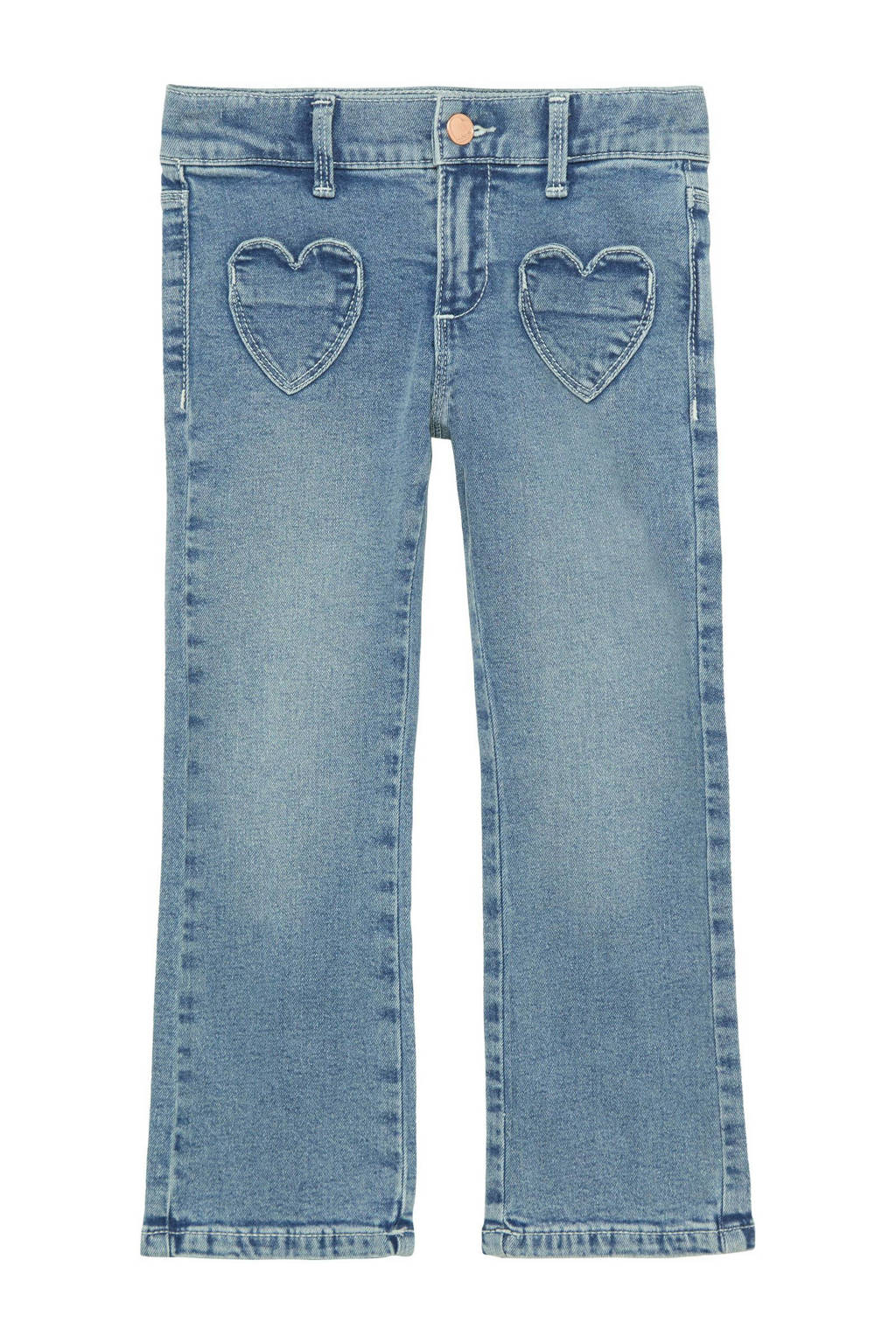 s.Oliver wide leg jeans medium blue denim