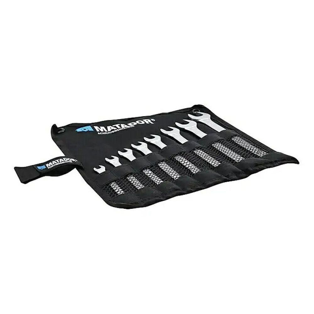 SKIFTENØKKELSETT MATADOR FAST DOBBEL 8 DELER 6-22MM