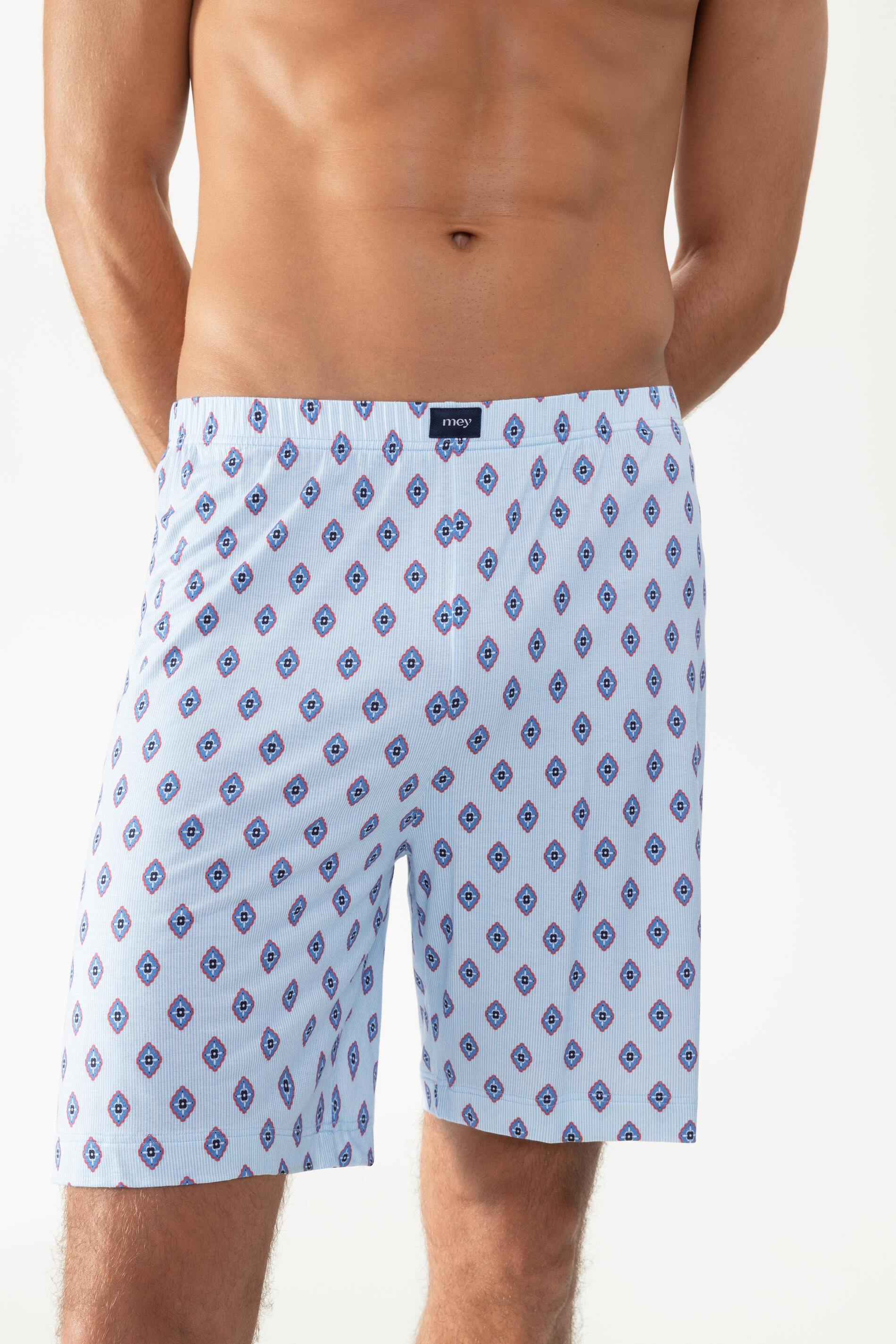 Kurze Loungehose<br>Serie Stripes With Tie Pattern