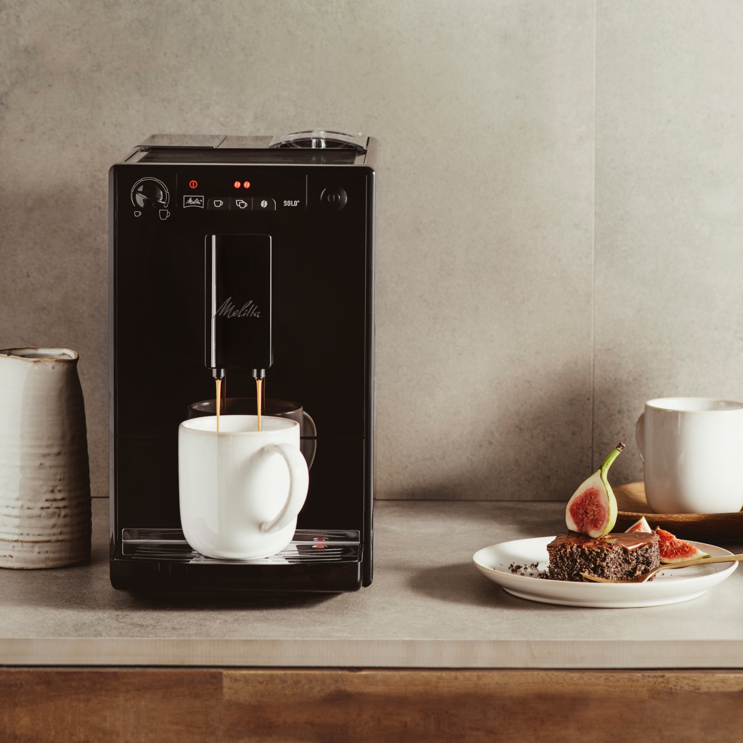 MELITTA Kaffeevollautomat Solo Pure Black