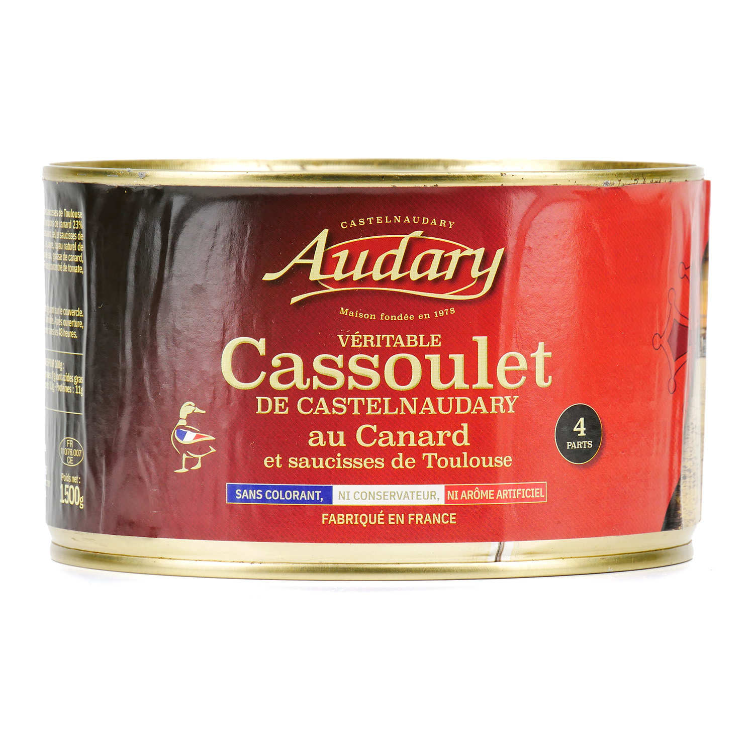 Cassoulet de Castelnaudary au canard et saucisses de Toulouse - Audary