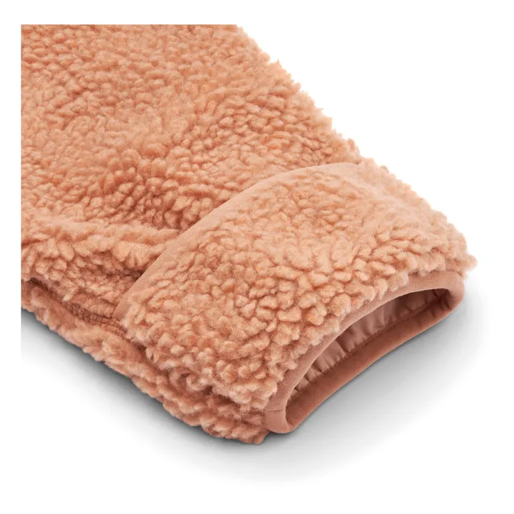 Liewood Combinaison Coton Bio Matières Recyclées Façon Fourrure Fraser | Rose