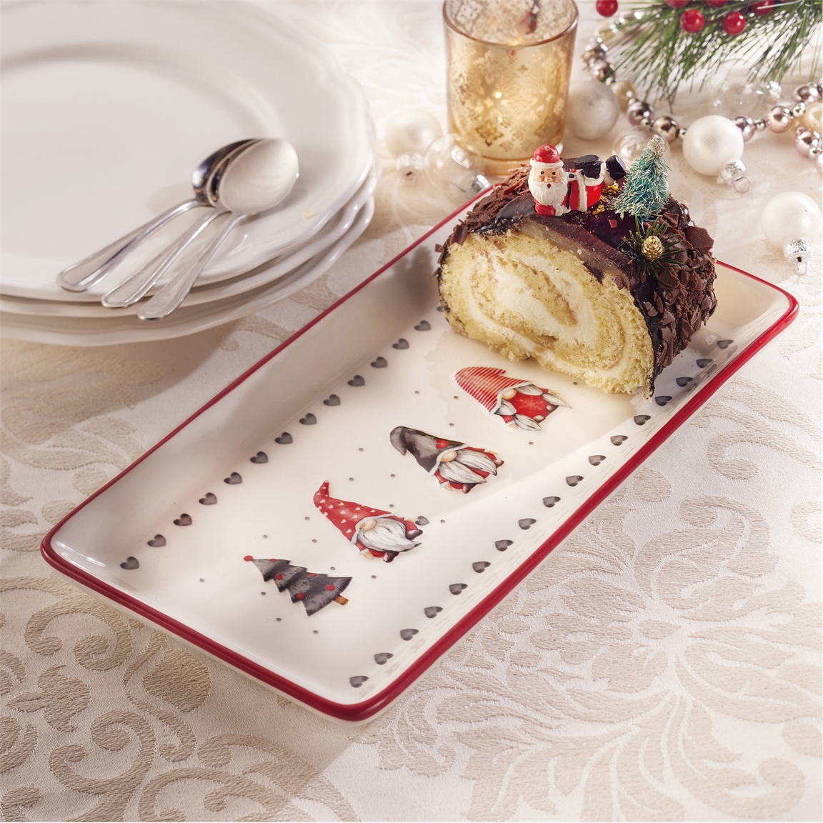 Plat à bûche lutin