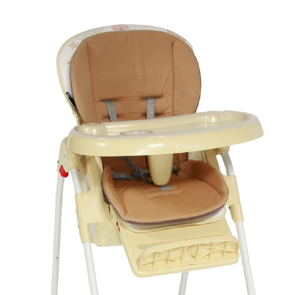 Lorelli Kindersitzeinlage Travel Comfort, Kinderwagen, Hochstuhl, Sitzauflage beige