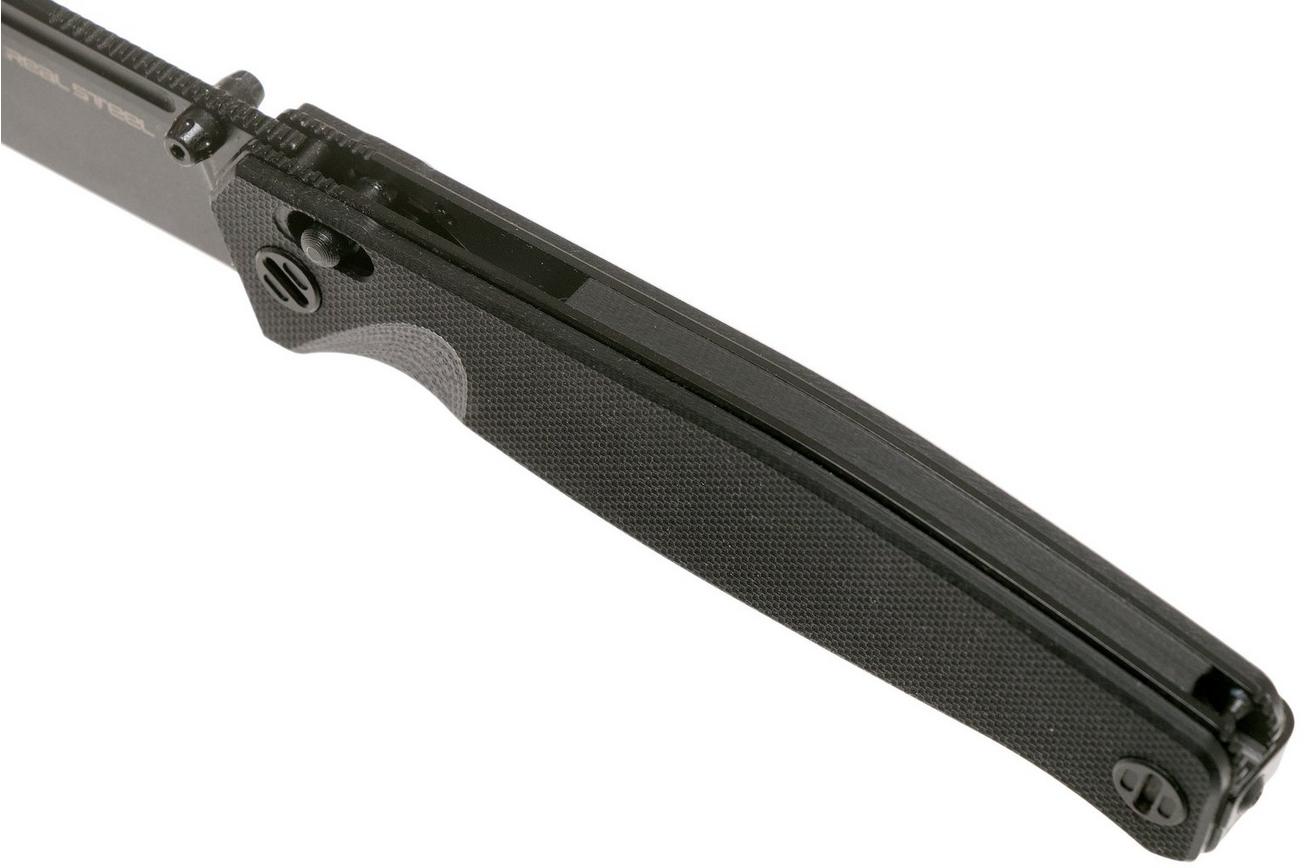 Real Steel Huginn 7652B Full Black G10 zakmes