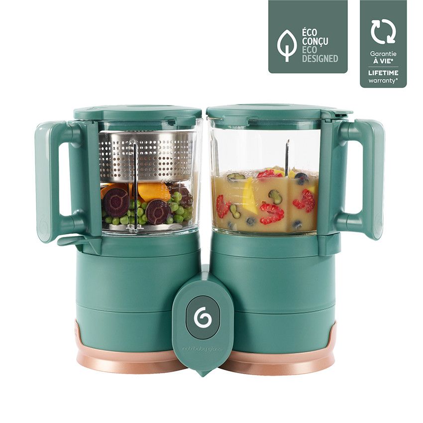Robot multifonctions 4 en 1 - Nutribaby Glass - Ecru