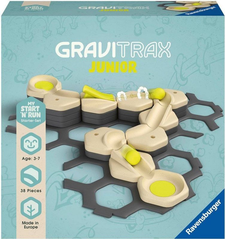 Ravensburger - GraviTrax Junior Starter-Set - Knikkerbaan - Kunststof - 32 Onderdelen