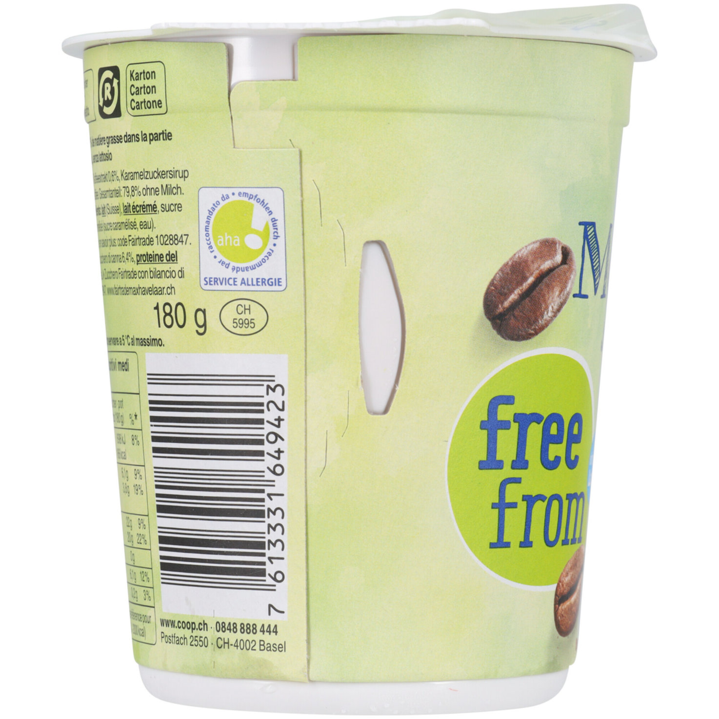 Free From Fairtrade Joghurt Mokka lactosefrei 2x180g
