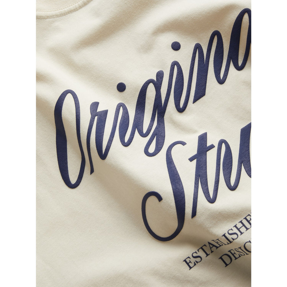 Køb Jack & Jones Junior Antique White Jornorrebro Typo Tee Ss Crew Neck Sn Jnr