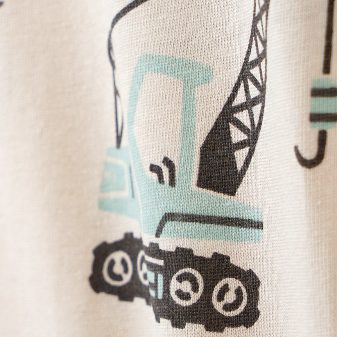 Topolino Jungen T-Shirt mit Fahrzeug-Prints beige