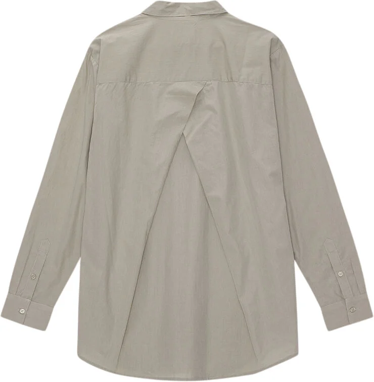 Moshi Moshi Mind gaia shirt poplin Willow gray