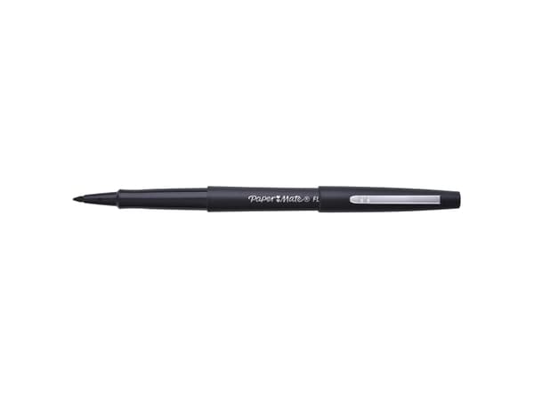 Papermate Flair, Sort, Medium, Sort, Plast, Rund, 1 mm