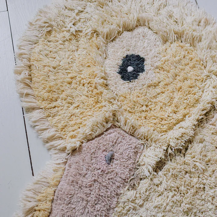 Lorena Canals - Animal Kinderteppich Hase, 130 x 135 cm