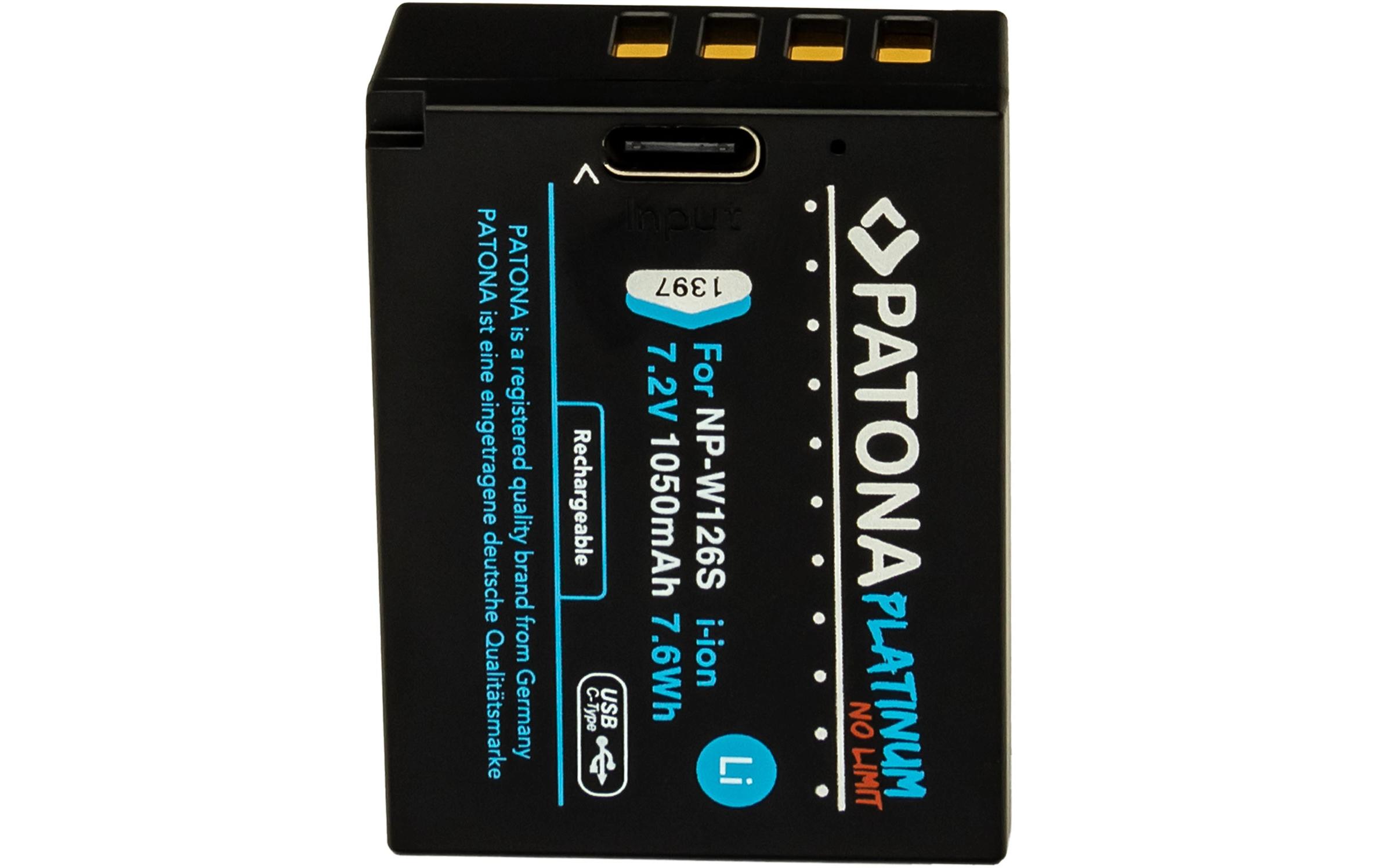 Platinum Akku für Fuji NP-W126SPlatinum Batteriesatz für Fujifilm