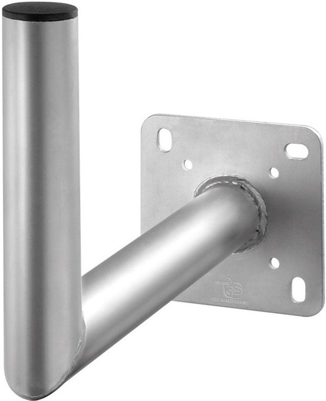 Goobay - Aluminium Satellite Dish Wall Mount - Wit - 350 mm Wandafstand
