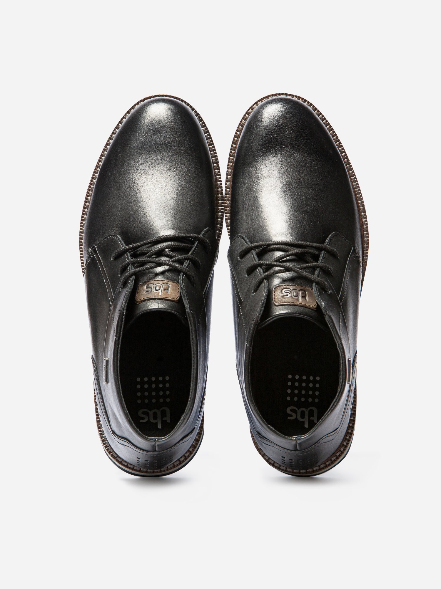 Bottillons Homme Confort Purefoam Dessus Cuir Noir