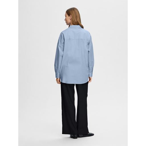 Selected Femme Dina-Sanni Skjorte, Cashmere Blue, 42