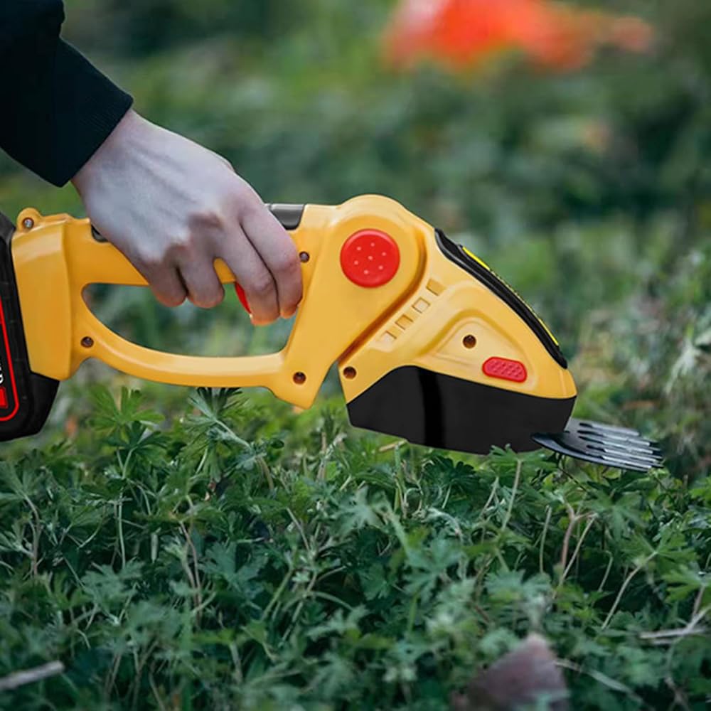 Taille-haie Sans Fil Cisaille À Gazon Électrique Portative Taille-haie Pour Jardin Pelouse : Jardin