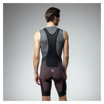 Cuissard à Bretelles Alé Stones Cargo Marron