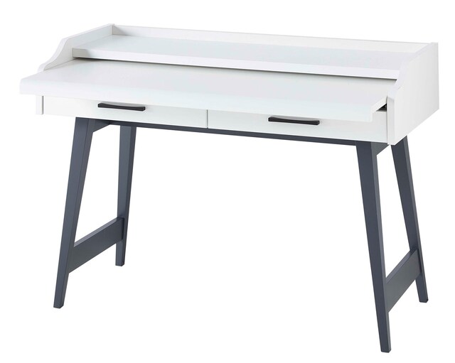 Schreibtisch Inno4Home 120x50 cm grau/weiß