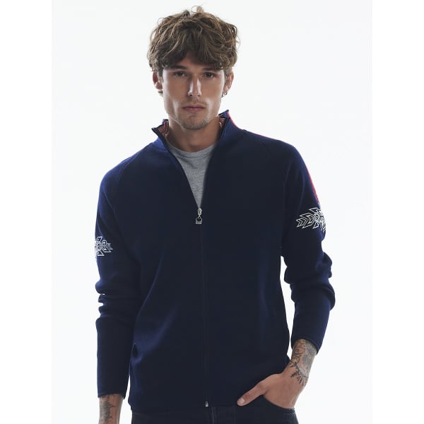 Pull DALE OF NORWAY SPIRIT M JACKET NAVY OFFWHITE RASPBERRY