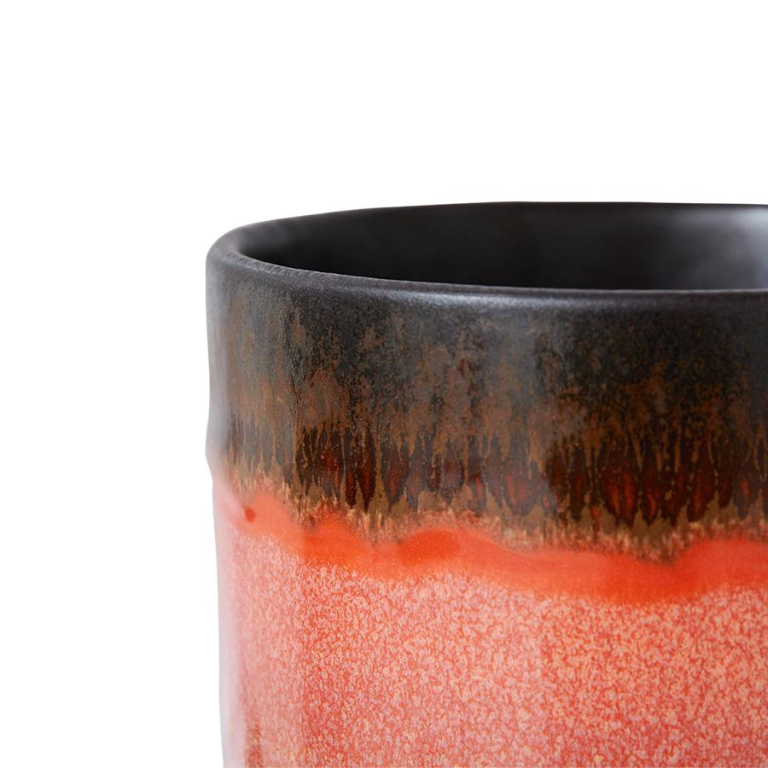 HKliving 70's Ceramic Retro bloempot Fig