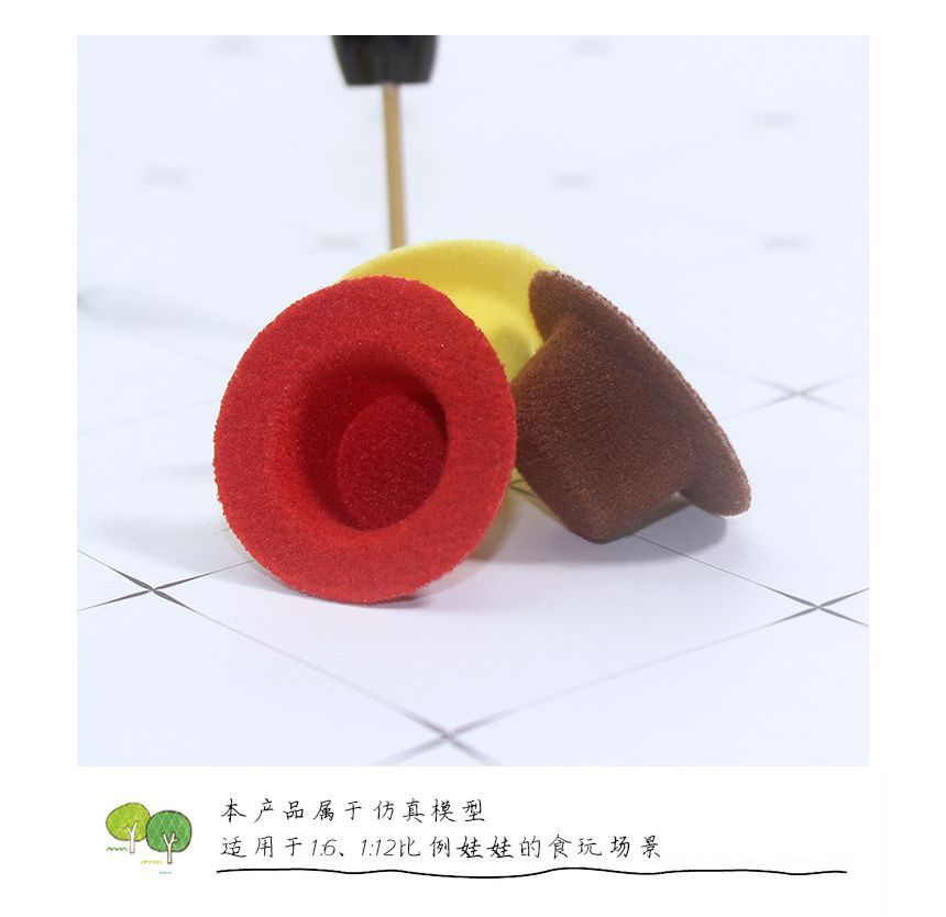 Ffeluro - Poppenhuis miniatuur Fedora hoed (verschillende ontwerpen)