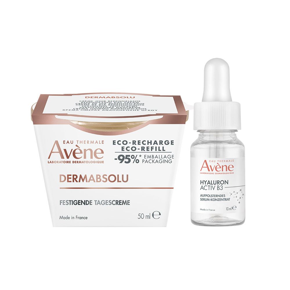 Avène DERMABSOLU festigende Tagescreme Nachfüllpack + Avène Hyaluron Activ B3 Serum 10ml GRATIS