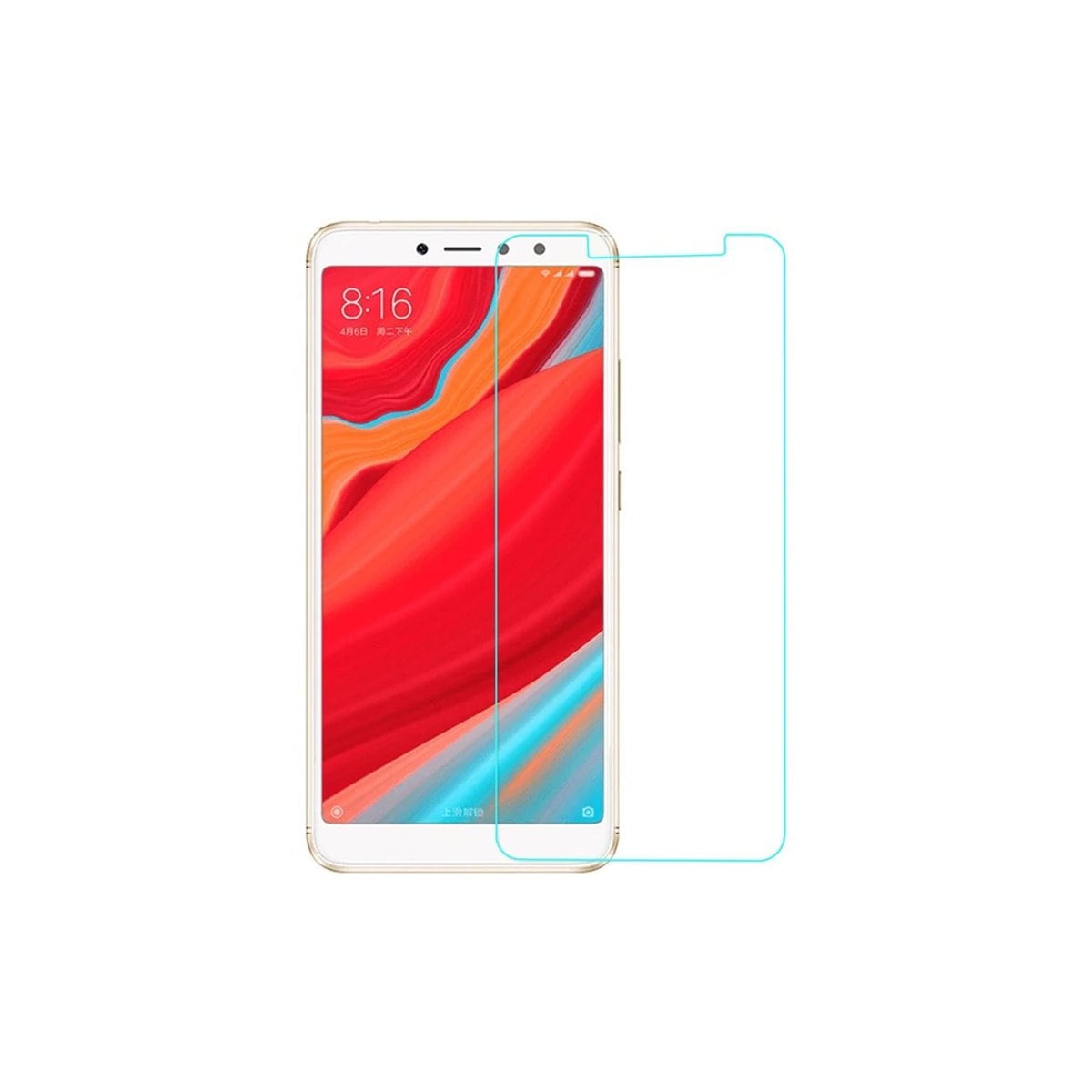 Herdet glass skjermbeskytter Xiaomi Redmi S2