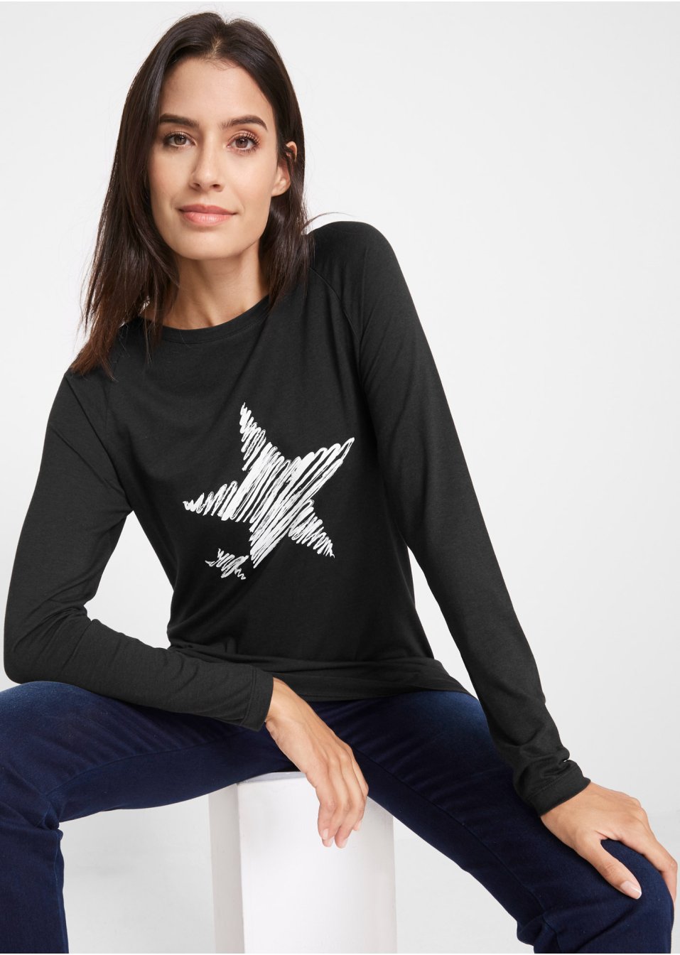 T-shirt long à manches longues