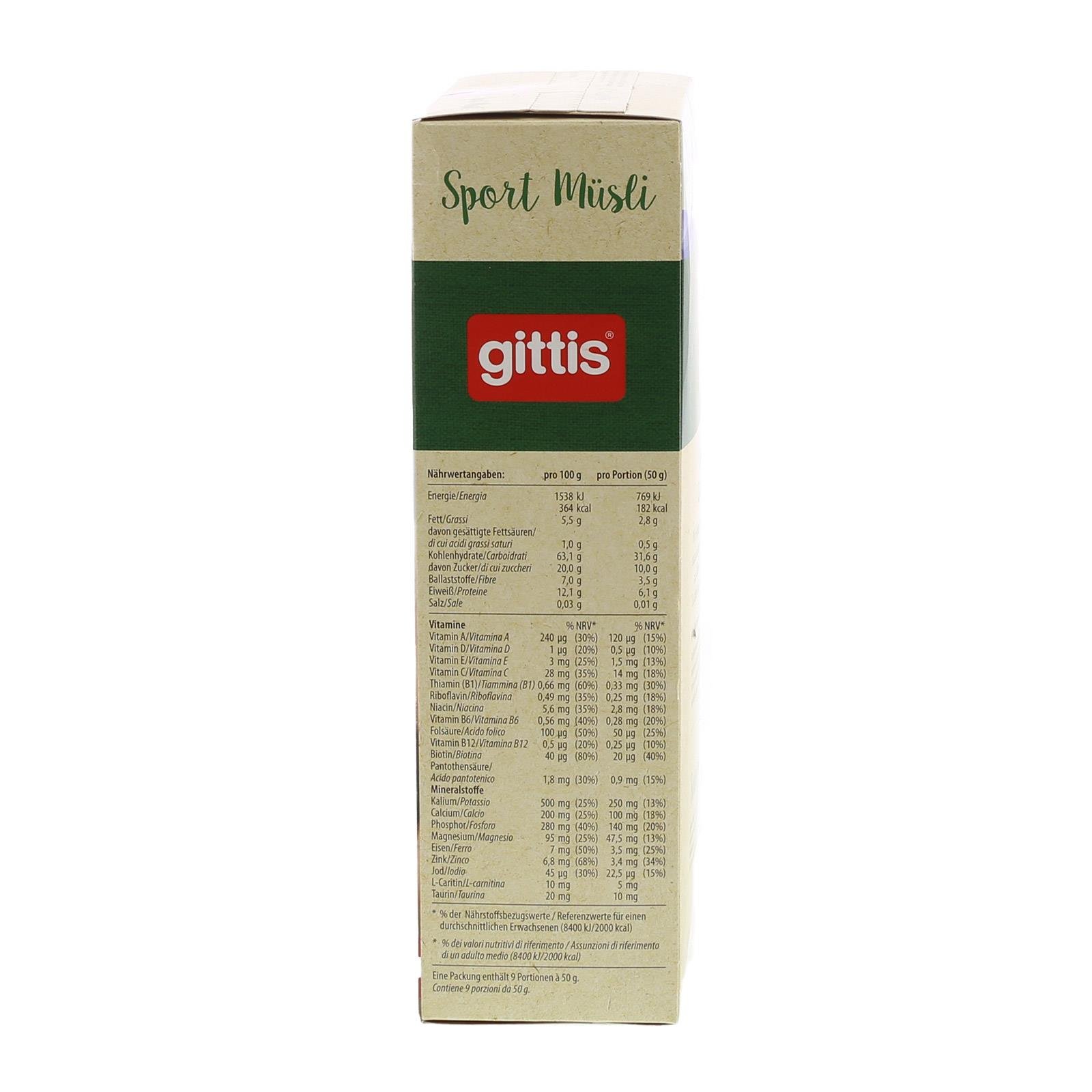 Gittis Activa Sport Müsli