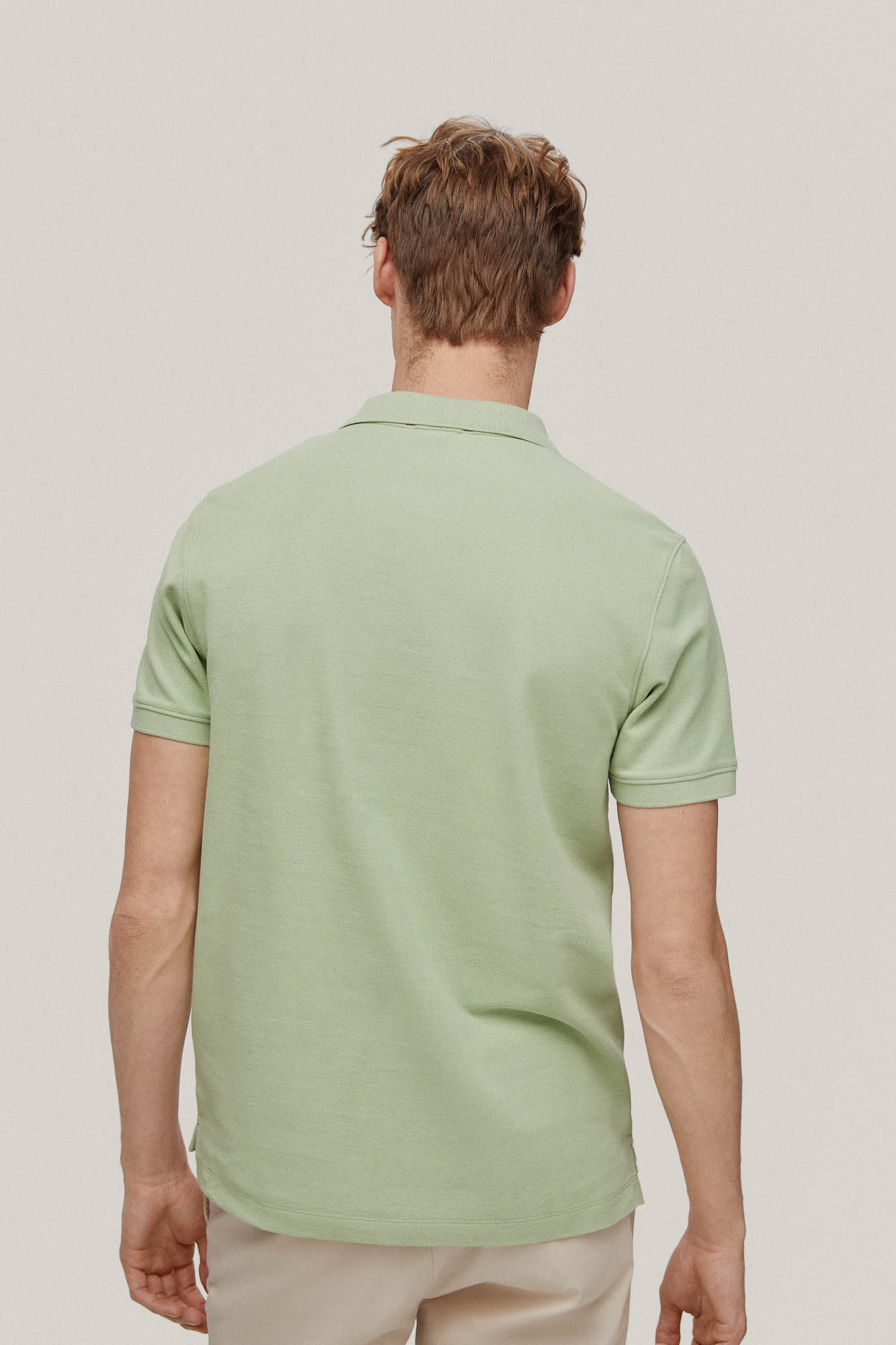 Camisa polo com logotipo - Verde