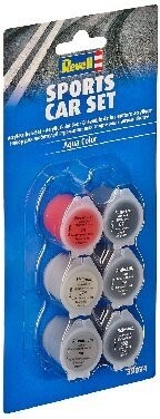 Revell - Aqua Color Maling Sæt - Sports Car - 6X5 ML - 39074