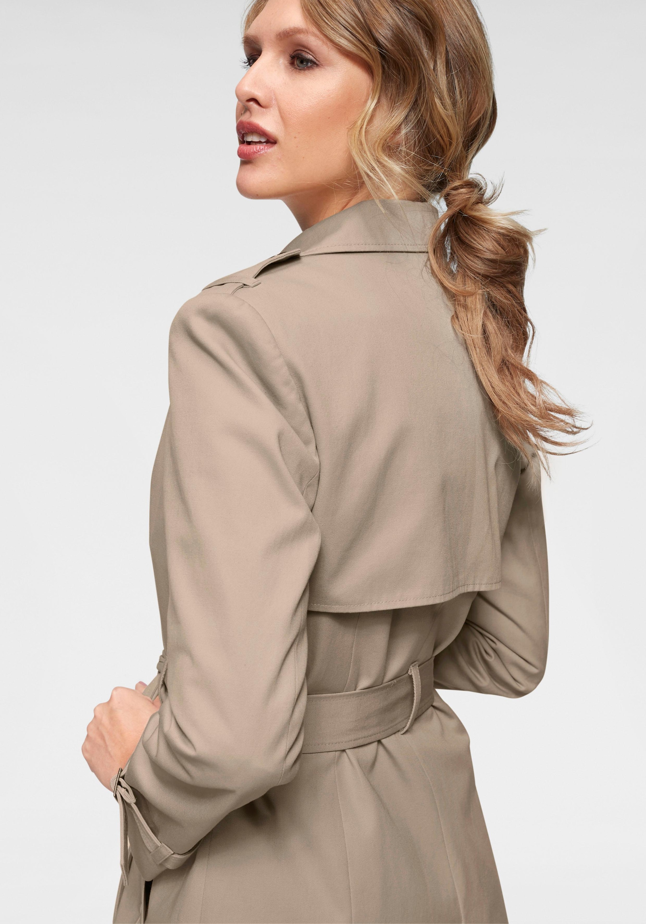 Aniston CASUAL Trenchcoat , mit Gürtel zum Regulieren