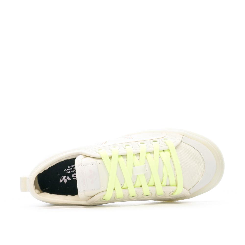 Adidas Baskets Blanches Femme Adidas Nizza GX2731