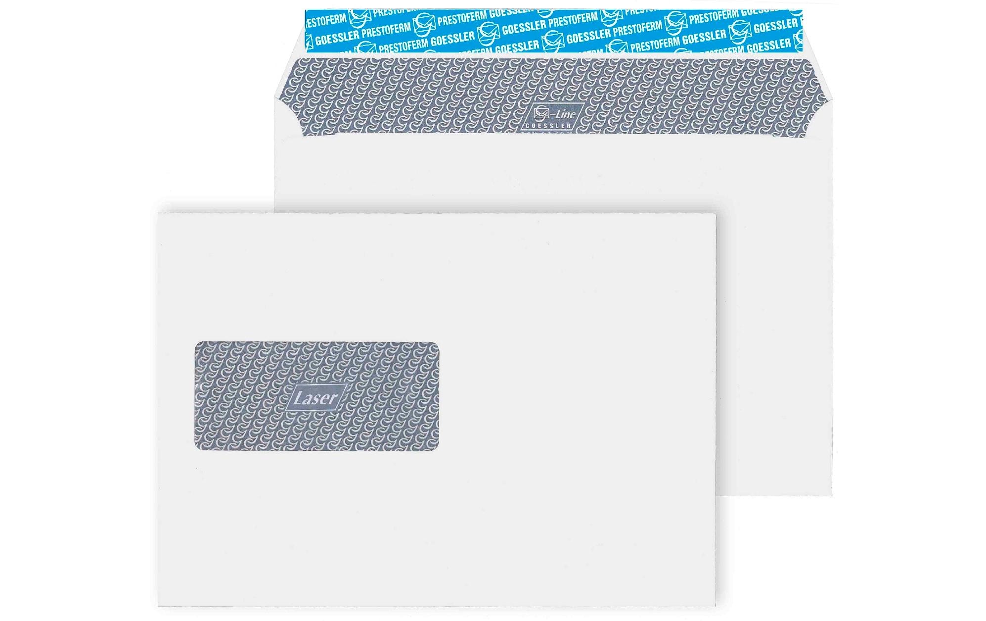 Couvert mit Fenster G-Line Laser C5, Links, 500 StückLaserdrucker-Couverts